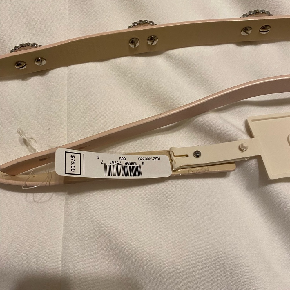 Kate Spade Cream Studded Belt